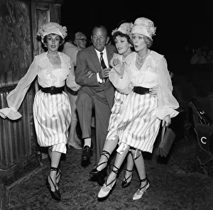 00467 Prints: Kay Kendall left, enjoying a dance with ( left to right) Noel Coward