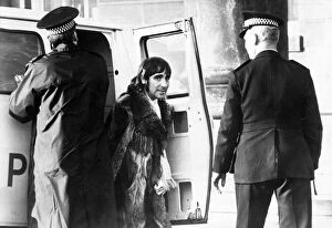 00175 Collection: Keith Moon, drummer of The Who October 1975 could not take off from Glasgow or