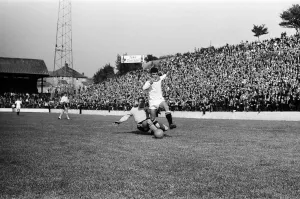 Keith Peacock in action for Charlton Athletic during the League Division One match