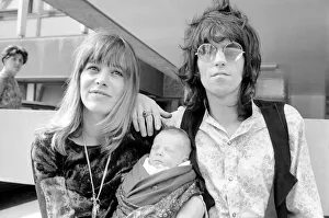 Keith Richard of the Rolling Stones at Kings College Hospital on 18 August 1969 to