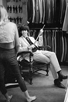 00427 Prints: Keith Richards on the morning of 4 June 1964 when The Rolling Stones were taken shopping