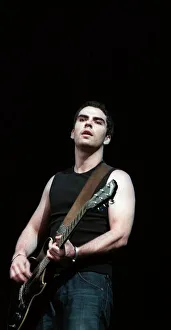 Kelly Jones of the Stereophonics plying the guitar on stage at T in the Park June 1999
