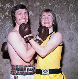 01517 Prints: Ken Buchanan boxer January 1976 Douglas Reid amateur boxer