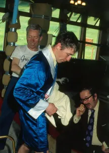 Ken Buchanan boxer June 1972 At training camp in America USA for fight against