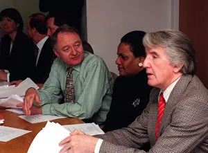 Ken Livingstone with Dennis Skinner and Diane Abbott at the National Executive Committee