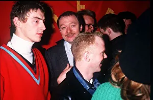 Ken Livingstone MP Red Wedge'pop stars for labour Party House of Commons