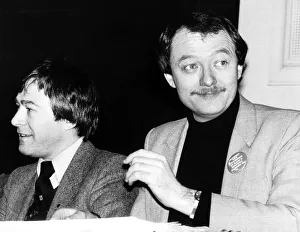 Ken Livingstone MP and Tony Banks MP together at GLC Labour Party Meeting