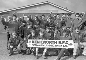 00268 Prints: Kenilworth RFC under-16s bade farewell yesterday as they left for their four-day tour of