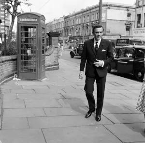 Groom Prints: Kenneth Hume, 35, arrives at Paddington Register Office ahead of his wedding to Shirley