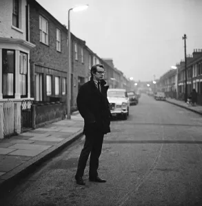 Kenneth Loach, aged 30, director of Cathy Come Home'pictured in Barnes