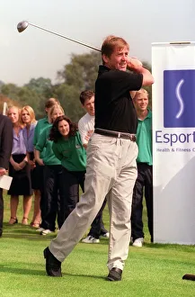 Kenny Dalglish on the course 30th July 1999 the Celtic general manager at the tee