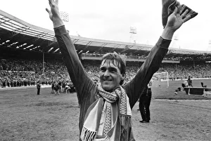 Kenny Dalglish football 1986 after Liverpool won the FA Cup Liverpool 3 Everton 1