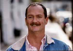 Kenny Everett DJ TV Presenter and Comedian announcing that he is HIV positive