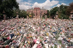 Death Prints: Kensington Palace Floral Tributes to Princess Diana Princess Diana
