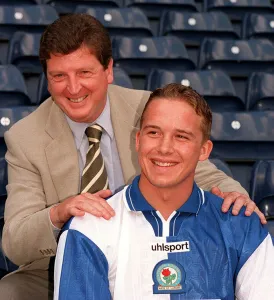 Unveiling Prints: Kevin Davies the striker bought by Blackburn Rovers from Southampton for £7