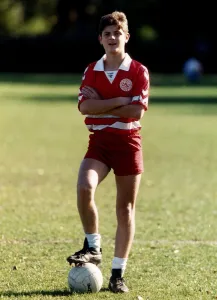 Kevin Keegan 14 year old from Liverpool who has just signed associate schoolboy forms for