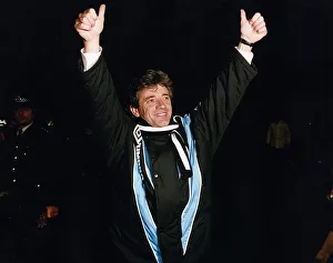 Kevin Keegan Manager of Newcastle United FC Thumbs up from Kevin Keegan as