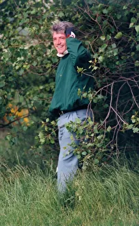 Kevin Keegan playing golf at the city of Newcastle Golf Club