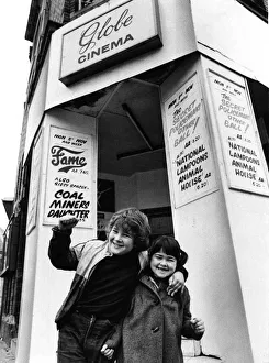 Cinema Prints: Kevin Keenoy, the Cardiff 8 year old and his sister Maeve who presented a 1