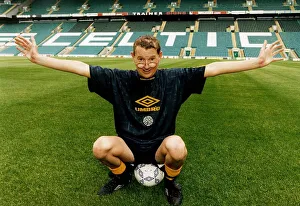 Screen Prints: Kevin Kennedy actor Curly Watts at Celtic Park - June 1997