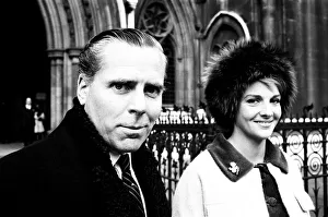 Kevin McClory, film producer, accompanied by wife and heiress Bobo Sigrist, High Court