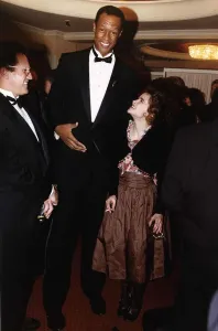 Tuxedo Prints: Kevin Peter Hall British actor with Helena Bonham Carter October 1988