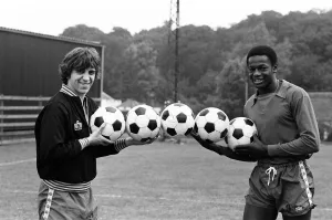 Kevin Reeves and Justin Fashanu, Norwich City Football Players, 24th August 1979
