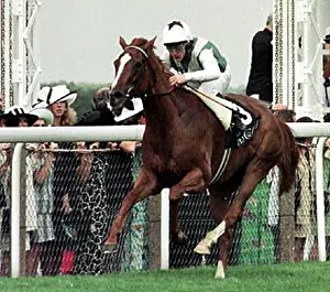 Kieren Fallon Jockey on Bosra Sham winning the Prince Of Waless Stake at Royal Ascot