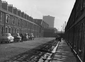 Kilcattan Street in Adamsdown, an inner city area and community in the south of Cardiff