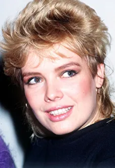 Kim Wilde singer at the launch of magazine called 17 DBase MSI