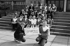 00590 Prints: These kind-hearted Colne Valley High School youngsters have given a boost to charity