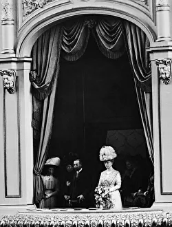 King George V and Queen Mary seen here at the opening of the Festival of Empire