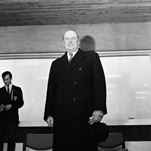 Government Prints: King Olav V of Norway officially opens the new Civic Centre in Newcastle