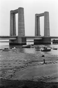 01058 Prints: Kingsferry Bridge, which connects the Isle of Sheppey to mainland Kent