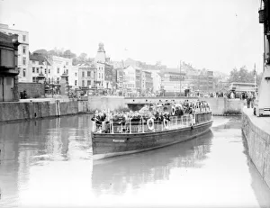 Boats Prints: The Kingstonian, pictured here at the Quay Head (now Cascade Steps