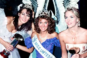 00384 Prints: Kirsty Bertarelli, formerly Kirsty Roper, is pictured here after being crowned as Miss UK