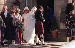 Images Dated 23rd September 1997: Kirsty Hume wedding to Donovan Leitch September 1997 Bride