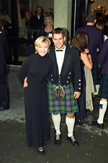 Kirsty Young and Kenny Logan attends the premiere of Braveheart in Stirling, Scotland