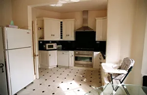 Kitchen at Coleherne Court August 1998 old former flat of Princess Diana