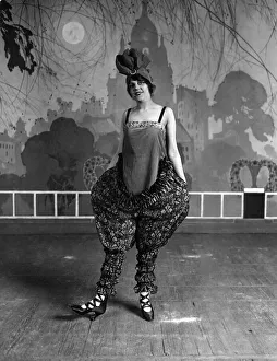 Bloomers Prints: Kitty Fielder in a scene from theatre production of Pick-a-Dilly