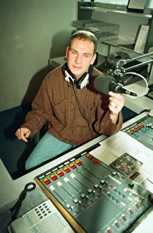 00529 Prints: Kix 96 presenter Graham Torrington kicks off Coventrys newest Radio station today