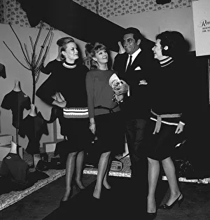 Knitwear Fashion by Remploy was opend by singer Frankie Vaughan
