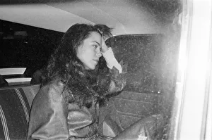 Motors Prints: Koo Stark, Actress pictured outside her London Flat this evening