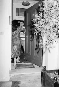 Koo Stark, Actress pictured outside her London Flat this evening, returning home