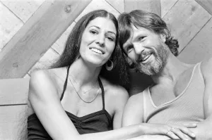 Kris Kristofferson and his wife Rita Coolidge during rehearsals for their super show in