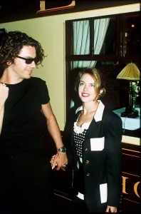 Kylie Minogue Pop Singer / Actress with Michael Hutchence Dbase MSI A©Mirrorpix