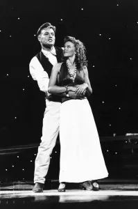 00141 Prints: Kylie Minogue singer and actress with Jason Donovan singer and actor
