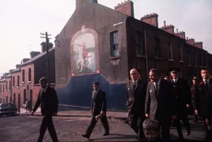 00156 Prints: Labour Home Secretary James Callaghan meets Civil Rights leaders in Bogside