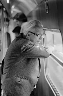00123 Prints: Labour leader Michael Foot arriving at the election tour in Lancashire