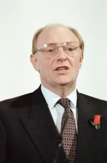 Labour leader Neil Kinnock during the 1992 General Election campaign. 25th March 1992